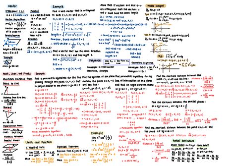 Notes Midterm Cheat Sheet For Mid Term Vector Example Show That If