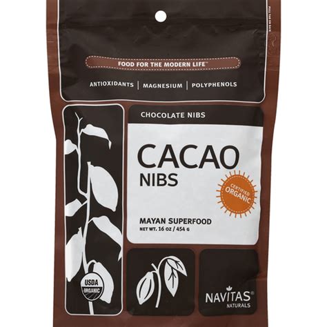 Navitas Naturals Cacao Nibs Organic Raw Hot Cocoa Foodtown