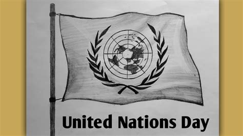 UN Day Poster - UN Day Drawing - United Nation Day 2020 - Easy Drawing - Step by Step - YouTube