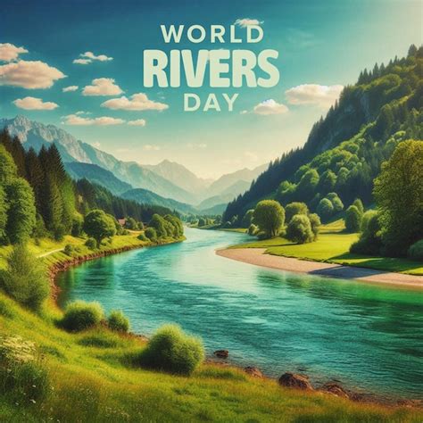 Premium PSD World Rivers Day Unique Banner Design Template