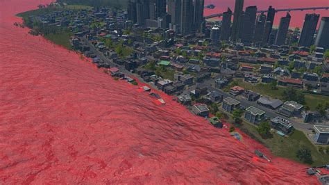 RED MEGA DOUBLE TSUNAMI Destroys City YouTube