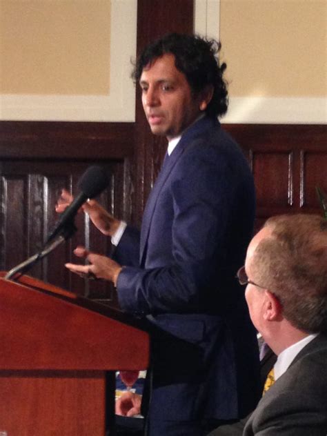 M. Knight Shyamalan at the National Press Club – Movie Mom