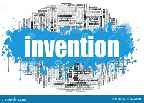 Invention Word Cloud Stock Illustration Illustration Of Typography