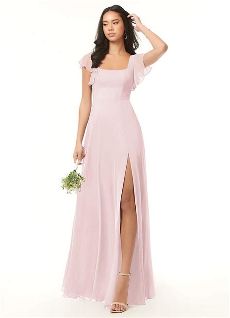 Blush Pink Bridesmaid Dresses Gowns Azazie Canada