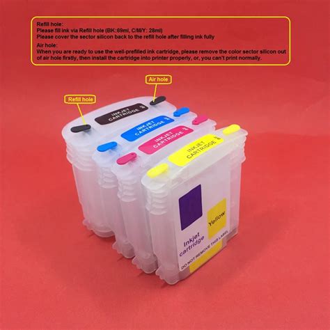 Yotat Refillable Ink Cartridge 940 For Hp940 Hp 940xl Officejet Pro 8000 Cb092a 8000 Wireless