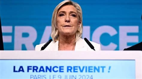 Marine Le Pen Tras Adelanto De Elecciones Legislativas Estamos Listos