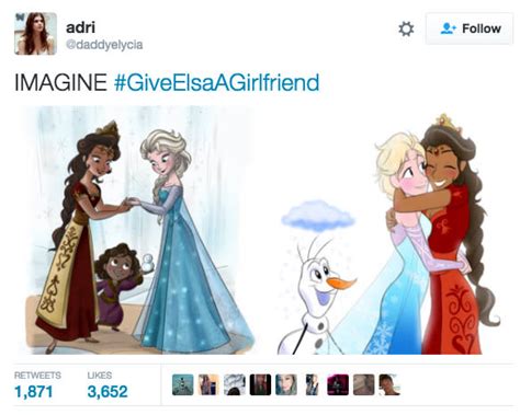 Online Campaign For Elsa To Be Gay In Frozen