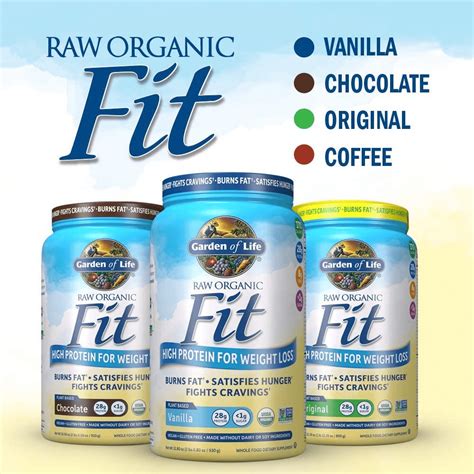 Garden of Life Raw Organic Fit Protein Powder - Protein Bars