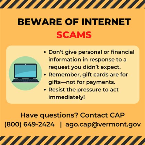 Internet Scams To Avoid CAP Connection