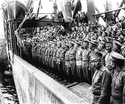 The Russian Expeditionary Force Arrives At Marseilles 1916 Rare