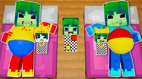 Monster School Baby Zombie Superheros Run Challenge Minecraft