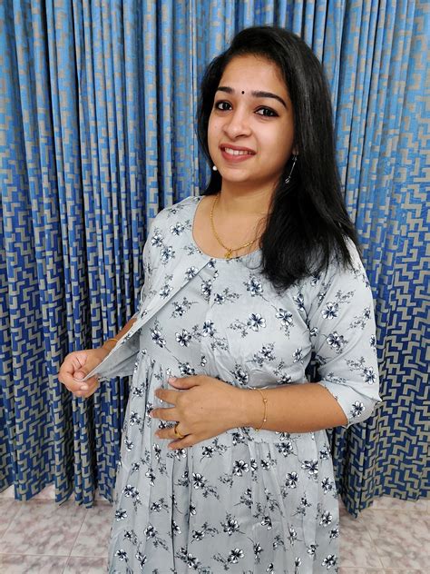 Maternity Feeding Kurti Jacket Model NUDE BLUE Priya S Magic World