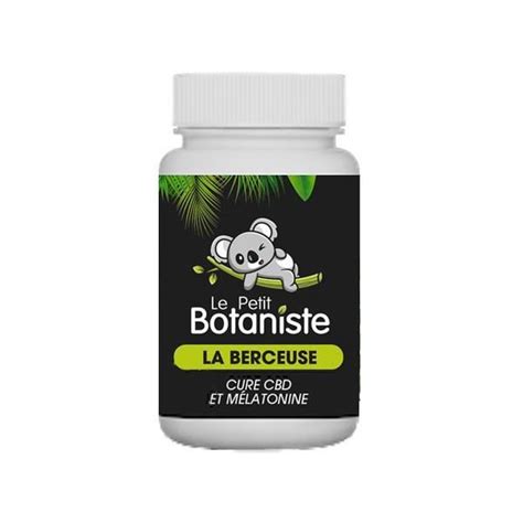 30 Gélules CBD Mélatonine La Berceuse Le Petit Botaniste 1500mg