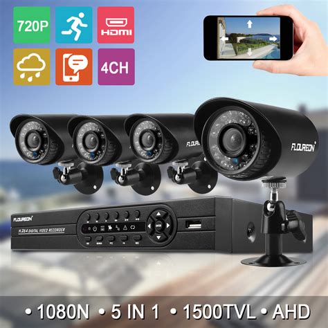 Home Security Surveillance Systems DIY Tools SANNCE 4CH 1080N HD