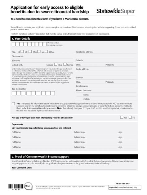 Hardship Form Fill Out Sign Online Dochub