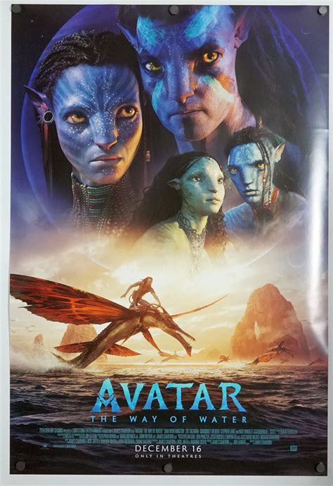 Avatar The Way Of Water Original Theatrical Movie Poster 27x40 2