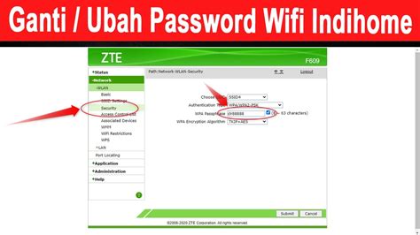 Cara Ubah Atau Ganti Password Wifi Indihome Youtube