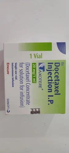 Taxotere Docetaxel Injection 20 Mg Emcure At Rs 3000 Vial In Vadodara