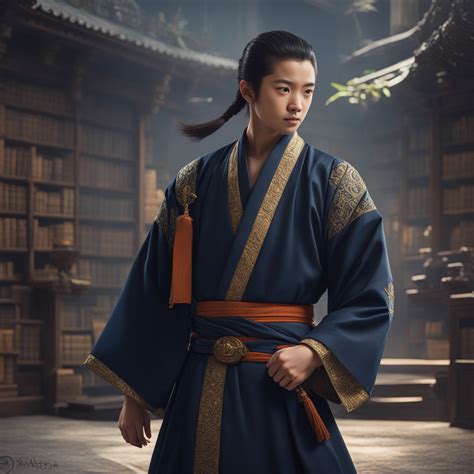 Japanese 16th Century 14 Year Old Wizard Inside A Japanese S By