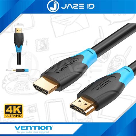 Jual Vention Kabel High Speed Gold Plate HDMI To HDMI 4K Cable 3m 5m