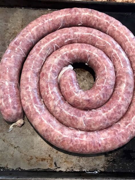 Fresh Polish Farmhouse Sausage Kielbasa Wiejska Eat Drink