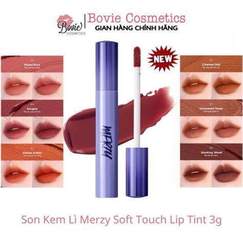 Son Kem Lì Merzy Soft Touch Lip Tint 3g SL1 SL2 SL3 SL4 SL5 Lazada vn