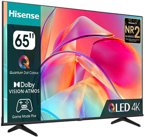 Telewizor Hisense 65E7KQ 65'' QLED 4K UHD Smart TV w Max Kuchnie