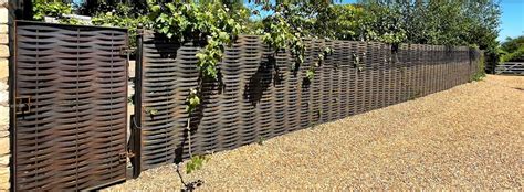 A Guide To Steel Weave Fencing Steel Landscaping Co