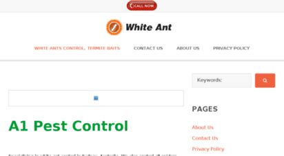 Welcome to White-ant.com.au - White Ants Control, Termite Baits - White Ant