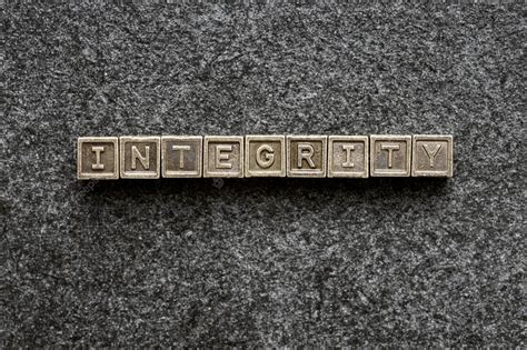 Premium Photo | Integrity