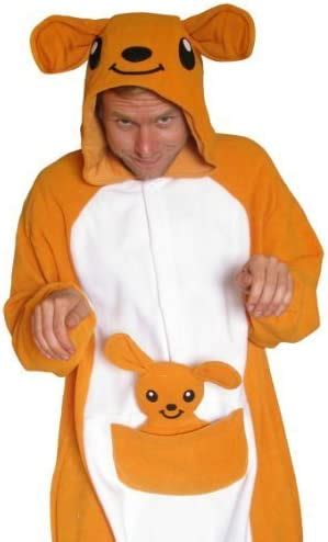 Sazac Canguro Todo En Un Disfraz Para Adultos Onesie Kigurumi