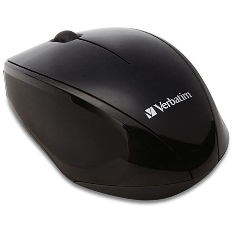 Verbatim Wireless Multi Trac Blue Led Optical Mouse Black