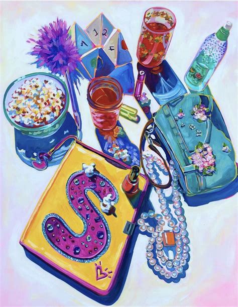 Sari Not Sorry Art From Sari Shryack — Teenage Still Life Painting