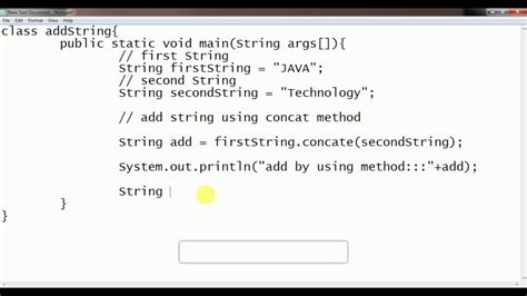 Add Two String Using Two Ways Concat Method And Using In Java