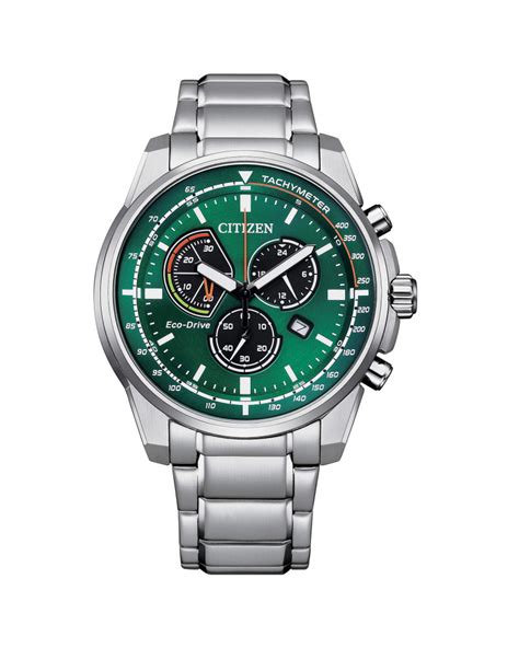 Citizen Orologio Uomo Acciaio Eco Drive Crono Active Bracciale