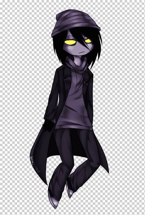 Chibi Puppeteer Creepypasta Art Drawing Chibi Purple Mammal Black