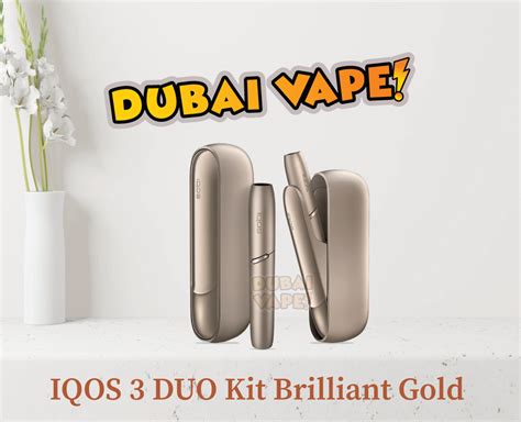 Best Iqos Duo Kit Brilliant Gold In Dubai At Vapemartdubai