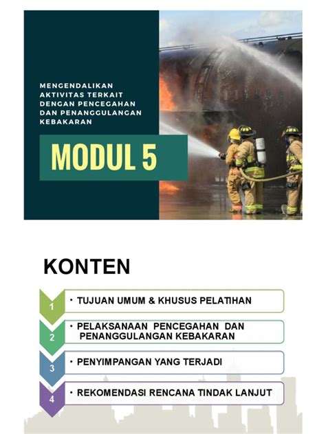 Modul 5 Mengendalikan Akivitas Terkait Dengan Pencegahan Dan Penanggulangan Kebakaran Pdf