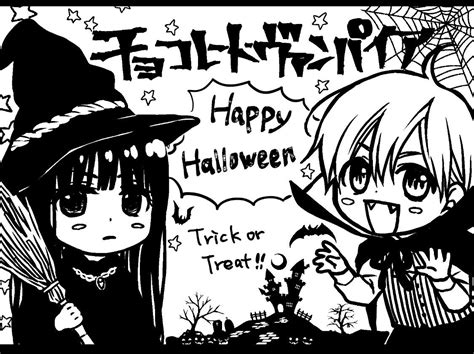 「ℋ𝒶𝓅𝓅𝓎𝕙𝕒𝕝𝕝𝕠𝕨𝕖𝕖𝕟🎃🦇 チョコヴァン過去絵再掲 新連載のお仕事でハロウィン絵描」くまがい杏子の漫画