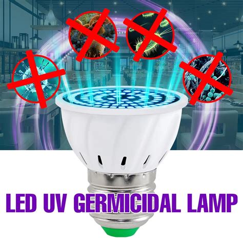 L Mpada Led Uv E Mr Bulbo Germicida Gu Luz Ultravioleta