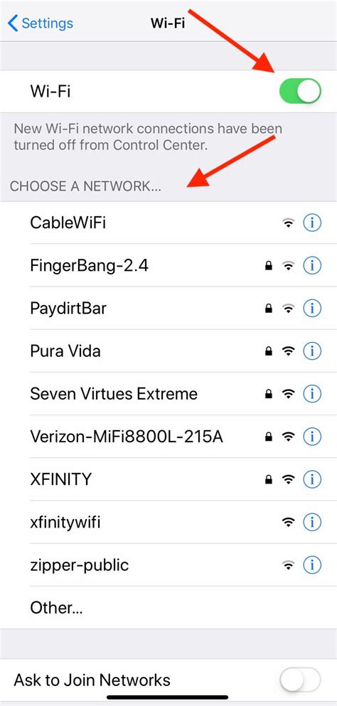 How To Connect Your Iphone To Wi Fi In 2 Different Ways To Either A Visible Or Hidden Network