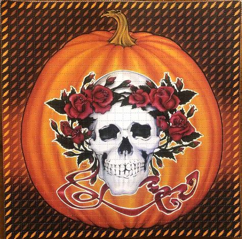 Grateful Dead Halloween Pumpkin Blotter Art Shakedown Gallery