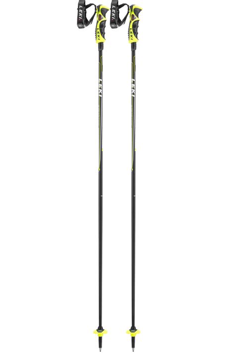 Leki Carbon 14 Trigger S Mens Ski Poles 2020 Black Yellow