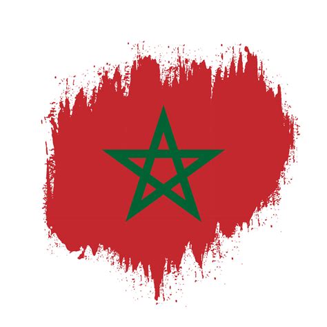 Morocco Grunge Flag Vector Vector Art At Vecteezy