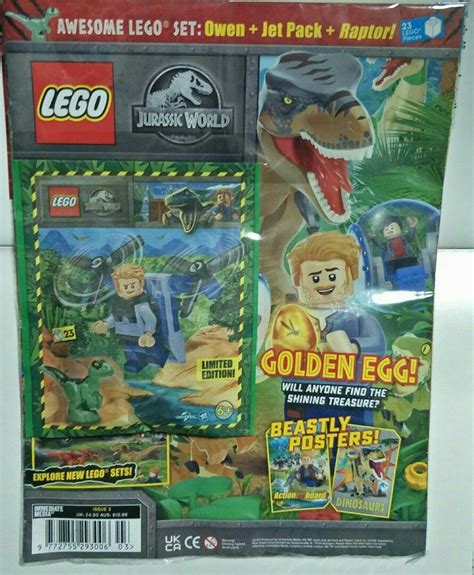 Lego Jurassic World Book Set With Minifigures Hobbies And Toys Toys And Games On Carousell