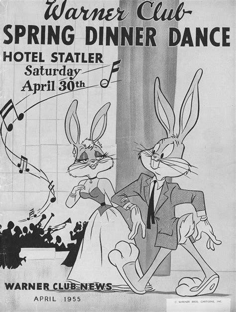 Warner Club News April, 1955 | Looney tunes cartoons, Looney tunes ...