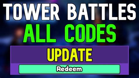 New Tower Battles Codes Roblox Tower Battles Codes January 2024