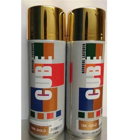 Cube Aerosol Multipurpose Gold Spray Paint Ml At Rs Bottle In