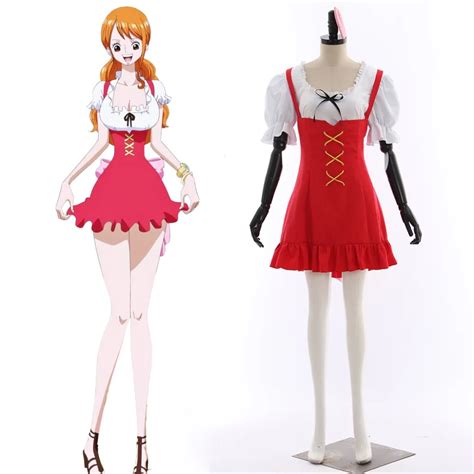 Aliexpress Buy Cosplaydiy Anime One Piece Nami Cosplay Dress