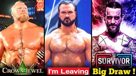 Drew McIntyre To Leave WWE CM Punk Return Survivor Series Tickets